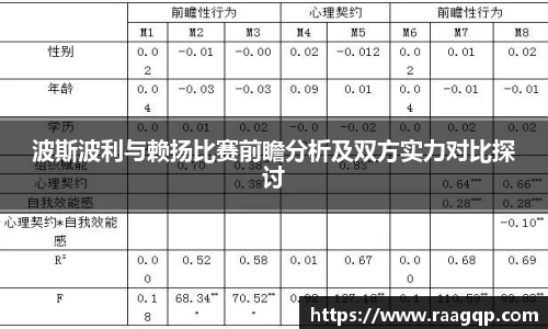 波斯波利与赖扬比赛前瞻分析及双方实力对比探讨
